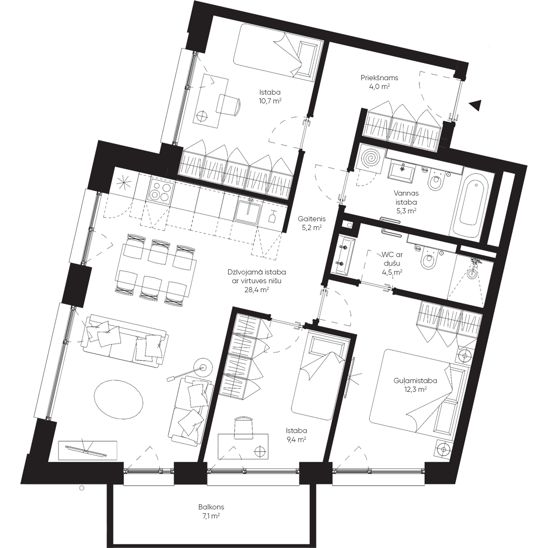 Apartment 105