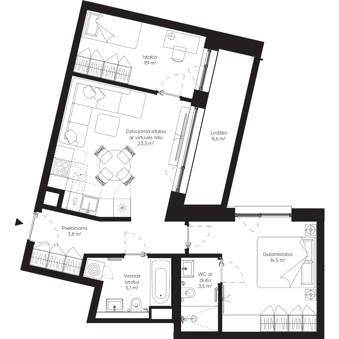 Apartment 115
